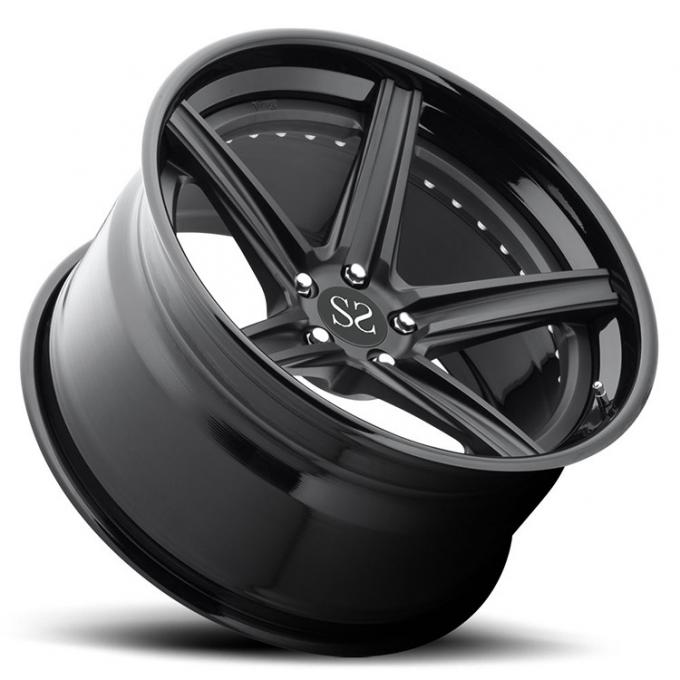 21 staggered 3 piece wheel deep concave lip rims jant