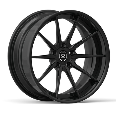 19x9.5 Satin Black Mercedes Benz Forged Wheels Custom Aluminum Alloy Rims 5x112