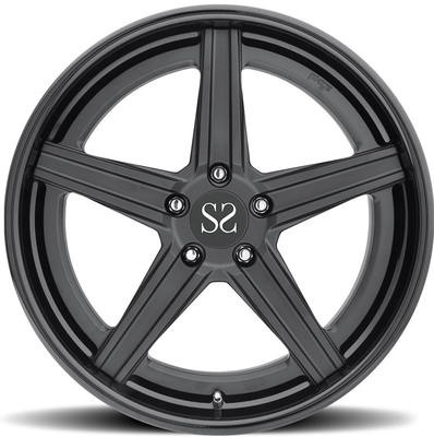 Hyper Black 1PC Forged Aluminum Alloy Rims 20 21 And 22 Inch 5x120 5x100 5x105 5x112