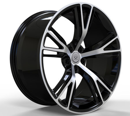 20inch Black Machined Face Aluminum Wheels For Bmw Deep Concave Car Forged Rims