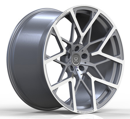Staggered 21X9 21x11 Machined Grey Monoblock Forged Rims For BMW X5 F15 Alloy Wheels
