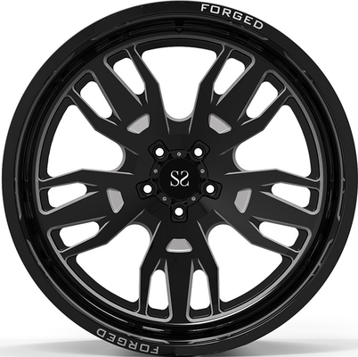 Customized  20X10 and 20x12  ET -19 -44 Gloss Black Machined Customized 4x4 Wheels/4x4 Off Road Rims