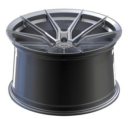 1-Piece Matte Silver 20inch Alloy Rims For Porsche 911 Car Wheels Forged Center Blanks