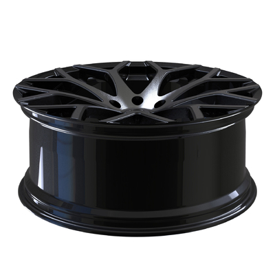 Black machined face 1 piece monoblock forged wheels 24 inch staggered ESCALADE car rims