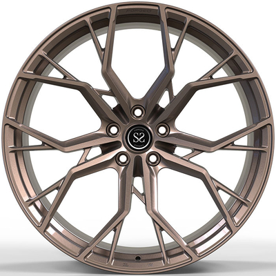 Matt Bronze 1-Piece Forged Wheels 22 Inches Custom Rims For Auid RS5 5x112