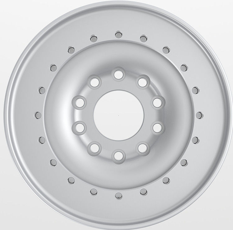 10Jx20inch Black Silver Super Duty Military Wheel Rim / 5500LBS Load