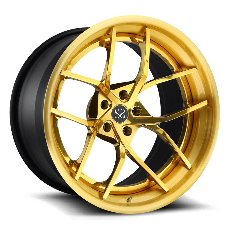 Polish 19" Rims For Ford Mustang / Yellow Alloy Rims 19" Alloy Rims