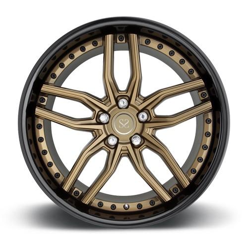 18-22 inch custom 2 piece forged deep lip concave wheels rim for luxury car