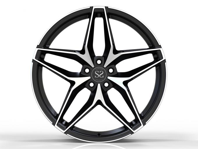 Black Machined 20 Inch Monoblock 1 Piece Forged Wheel For Alfa Romeo ...