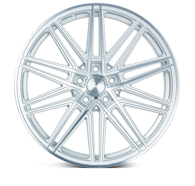 Silver Metallic Rims Hyper Silver Painted Monoblock 1 Piece Forged Aluminum Car Wheels Rims