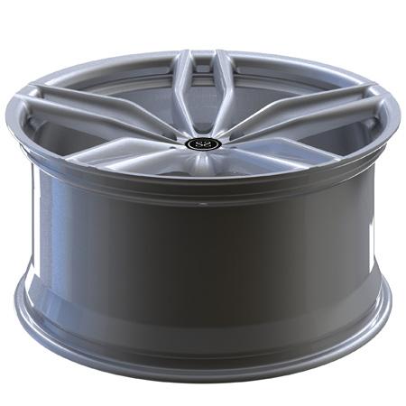 Deep Concave 1 Piece Forged Rims Monoblock 21 Inch Silver Aluminum ...