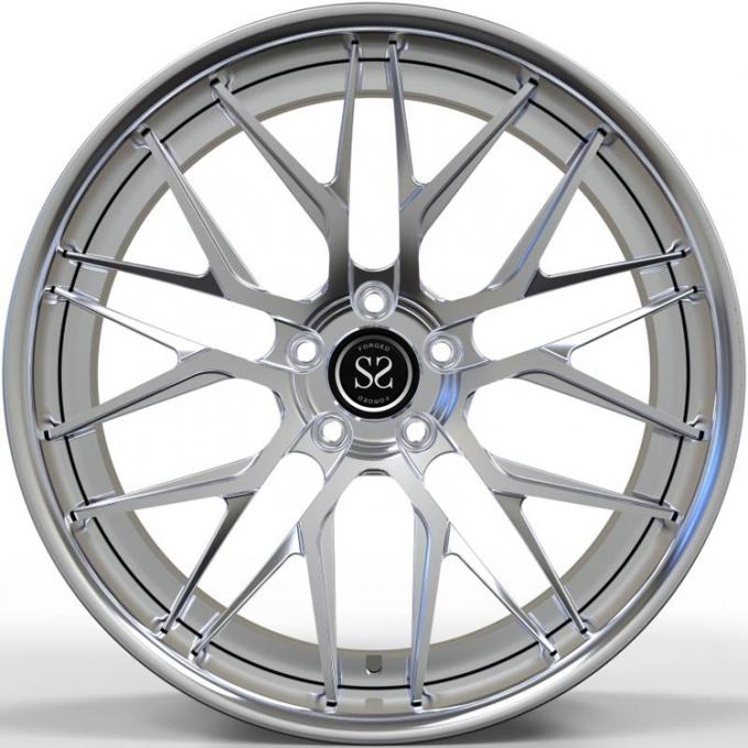 Custom Deep Dish Staggered 20 Inch Rims 5x112 Custom Alloy SL55