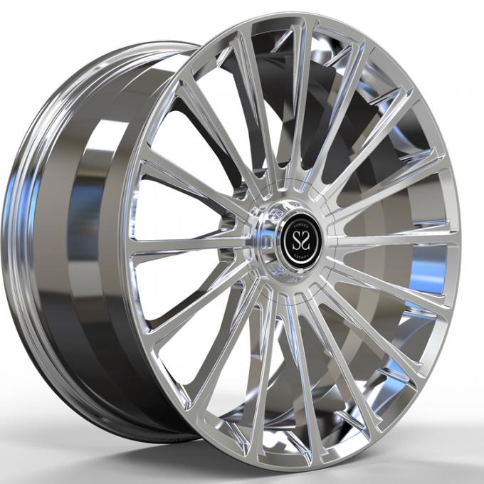 1 Piece Chrome Wheels Monoblock Forged for S63 20x8.5 20x9.5 Staggered Rims