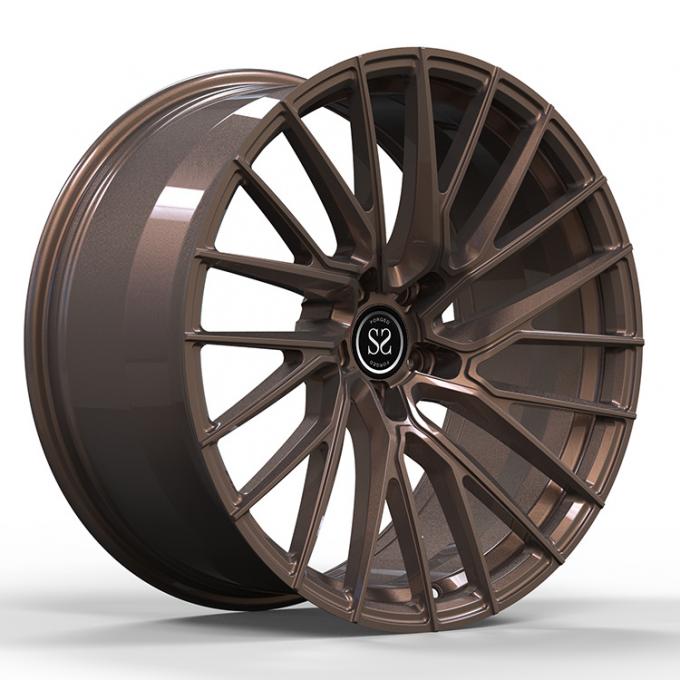Staggered 1 PC Concave Wheels Forged Rims 18 19 20 21 Inch Bronze
