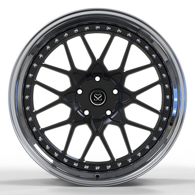 Custom Forged 2 PC Aluminum Alloy Wheel Rims 18 19 20 21 22 Inches