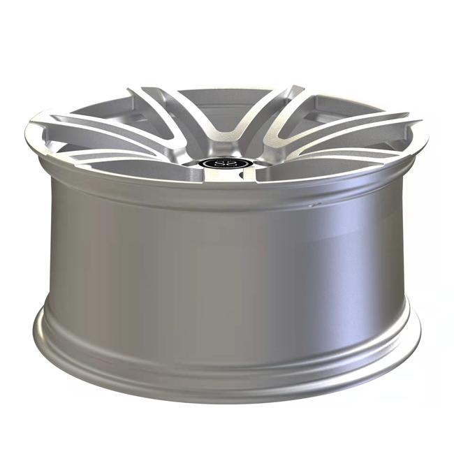 Monoblock 21inch 1 Piece Forged Wheels Aluminum Brushed Spokes For BMW M4