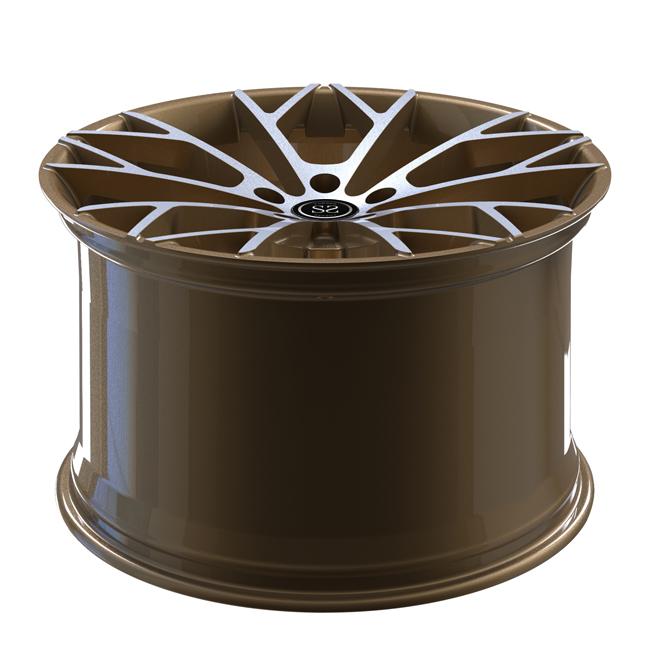 Bronze Machined Concave Forged Wheels Rims 21inch For Lamborghini ...
