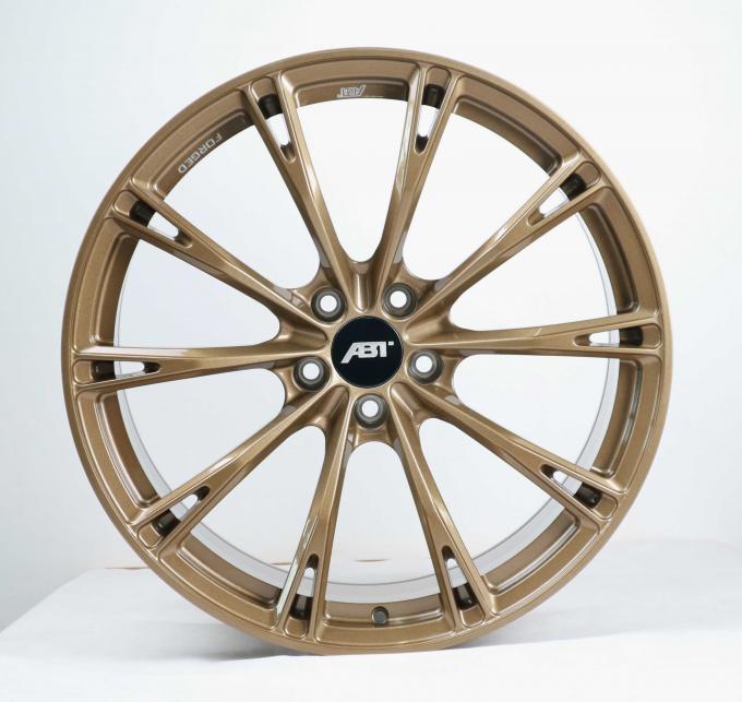 Bronze Paint Monoblock Forged Wheels For Audi A4 Concave 1 Piece Custom ...