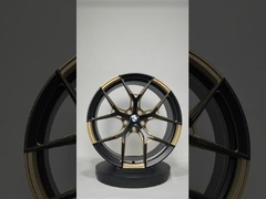 19 Inch Staggered Black 1 PC Forged Aluminium Wheels For Lamborghin Hurucan
