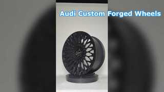 Multi Spokes Satin Black 1-PC Forged Rims 18