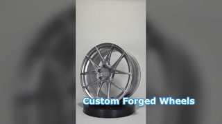 Gloss Silver Tuning Style Custom 1-PC Forged Wheels 18