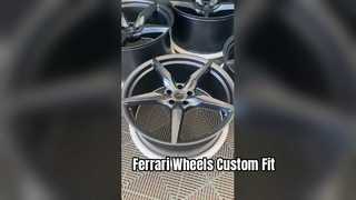 Gun Metal Custom 1-PC Forged Wheels 18~ 24 inches for Ferrari