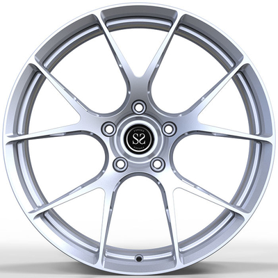 19x10 5x114.3 1 Piece Forged Wheels 45ET 5-Spoke Matt Silver Alloy Rims For Lexus IS