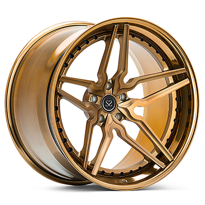 Bronze Brush 3 Piece Forged Wheels Alloy Rims 22 Inches For BMW M8