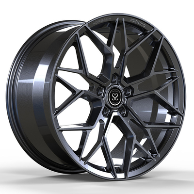 Gun Metal 1 Piece Forged Wheels Aluminum Alloy Rims 18 23 Inches For Auid RS6