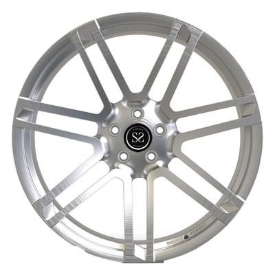 Monoblock 21inch 1 Piece Forged Wheels Aluminum Brushed Spokes For BMW M4