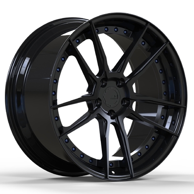 Custom Satin Black 2 Piece Forged Wheels 18 19 20 21 22 &quot; For Audi R8