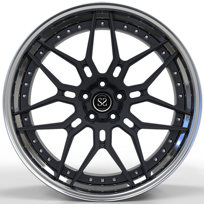 Custom 2 Piece Forged Wheels Aluminum Alloy Rims 23 22 Inch Lamborghini 488