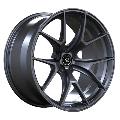 Monoblock 1 Piece Forged Wheels 19inch Dark Grey Spoke Discs For Audi S5