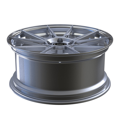 Discs Lip Forged 2 PC Wheels 19inch Silver Spoke For Luxury Volkswagen T6 Car Rims
