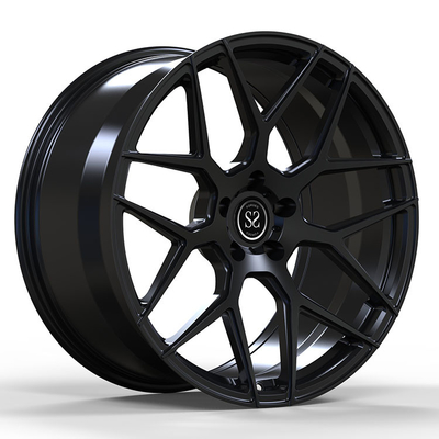 Satin Black 1 Piece Forged Monoblock Wheels Staggered 19X10 19x12 For Camaro