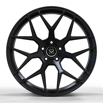 Satin Black 1 Piece Forged Monoblock Wheels Staggered 19X10 19x12 For Camaro