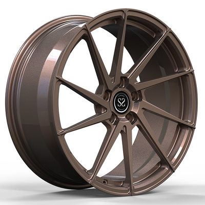 A35 Mercedes Benz Bronze Forged Monoblock Rims 18 19 20 21 Inches 5x112 H-PCD