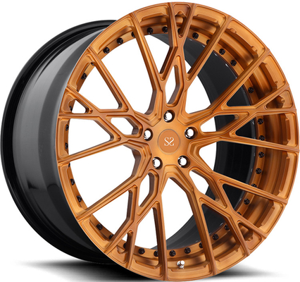 Matt Brown 2PC Forged Rims Wheels Multi Spokes For Lexus LS 22x10 22x11.5