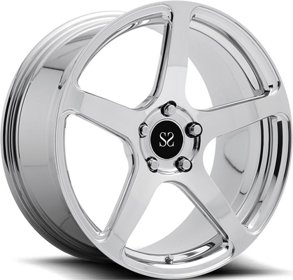 Chrome Customized 1 Piece Forged Wheel Rim 22x9.5 22x10.5  Inch For Dodge Challenger