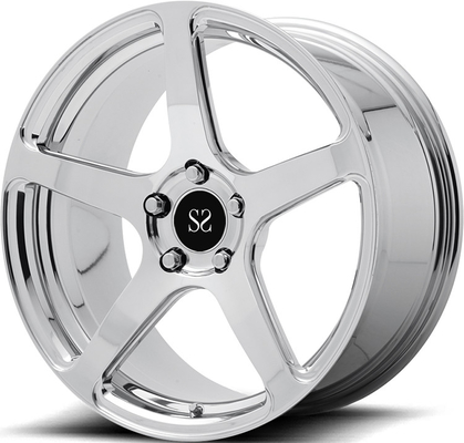 Chrome Customized 1 Piece Forged Wheel Rim 22x9.5 22x10.5  Inch For Dodge Challenger