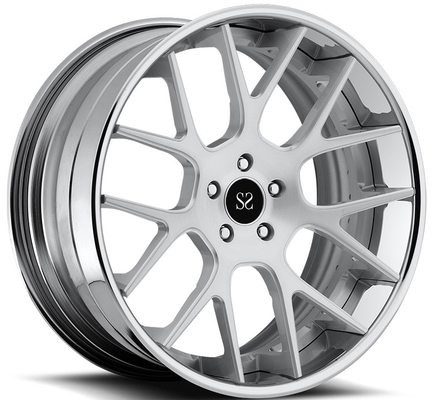 Chrome 2 Piece Forged Step Rims Wheels 20inch Custom For Mercedes Benz A35