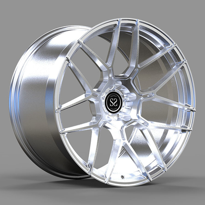 8.5jx19 Clear Polished 1 Piece Forged Monoblock Wheels Et52 10.5jx19 Et37 For Maserati