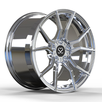22 Inch Monoblock Car Polished 1 Piece Forged Wheels For Mercedes Benz For Porsche Rims