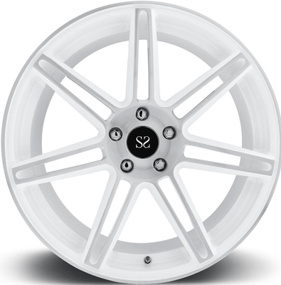 5x112 1pc Forged Alloy Styling Custom Wheels 18 Inch White For Golf GTI Rims