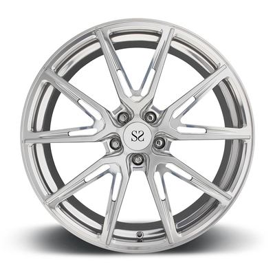 Hyper Silver 1PC Forged Custom Alloy Car Rims 20 Inch For Golf GTI Wheels