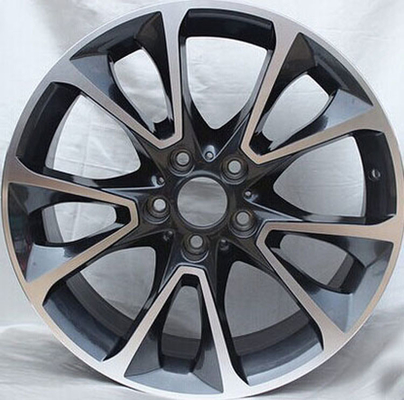 Car Rims Made Of 6061-T6 Aluminum Alloy  With 5x120 For BMW X5/ Black Mahcined 18 Inch Alloy RIms Produced On SAJ J2530