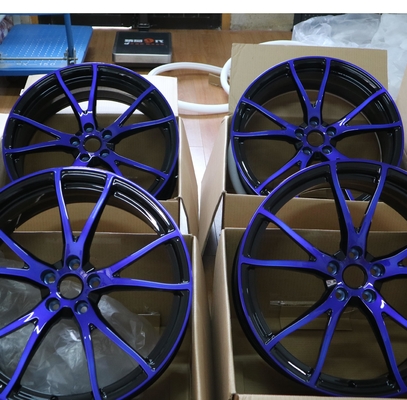 17-22 inch pepsi color 1 piece  forged alloy car wheel rim for customized