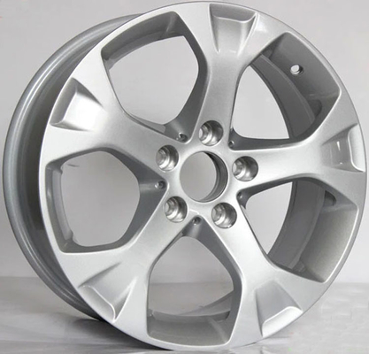 Hyper Silver Customized Car Rims For BMW X1 / 17 inch Forged Alloy Rims