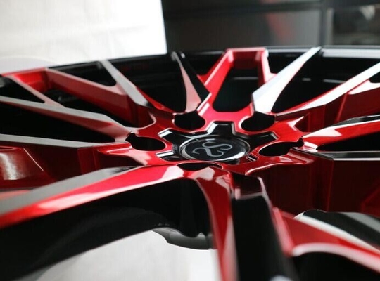 1-piece forged wheels 21 inch 5x114.3 red and black two colors alloy car sport wheel rims