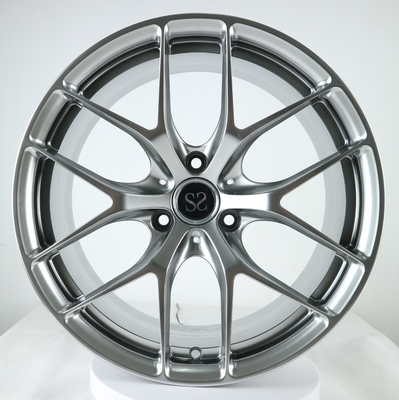 18 inch 3 hole hyper silver monoblock forged alloy wheels rims for smart